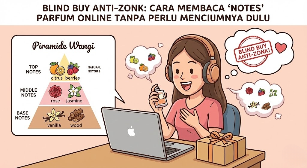 Blind Buy Anti-Zonk: Cara Membaca 'Notes' Parfum Online Tanpa Perlu Menciumnya Dulu