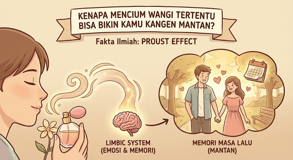 Kenapa Mencium Wangi Tertentu Bisa Bikin Kamu Tiba-Tiba Kangen Mantan? Fakta Ilmiah Proust Effect