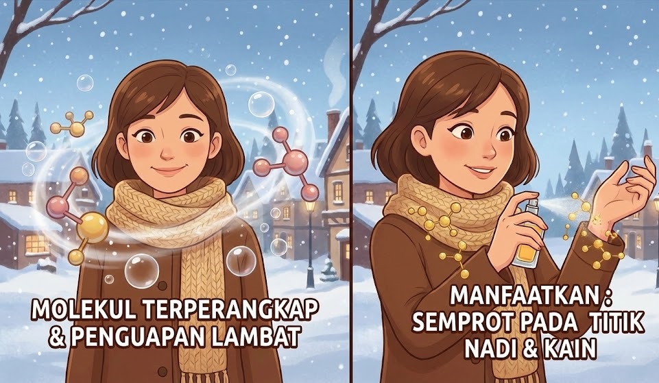 Kenapa Parfum Terasa Lebih Wangi di Cuaca Dingin? Ini Penjelasan Ilmiah & Cara Memanfaatkannya