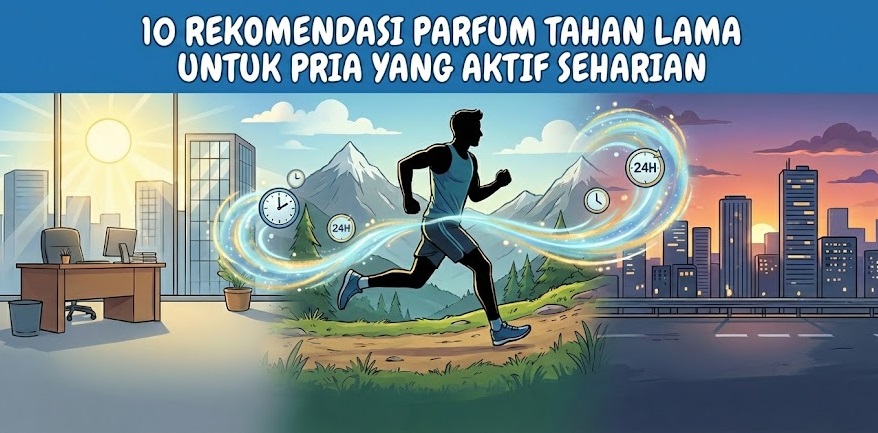 10 Rekomendasi Parfum Tahan Lama untuk Pria yang Aktif Seharian