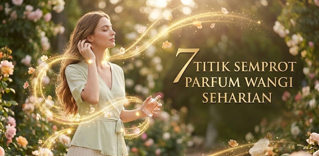 7 Titik Semprot Terbaik Agar Parfum Wangi Seharian (Auto Nempel 24 Jam!)