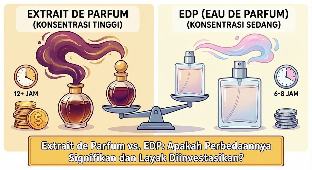 Extrait de Parfum vs. EDP: Apakah Perbedaannya Signifikan dan Layak Diinvestasikan?
